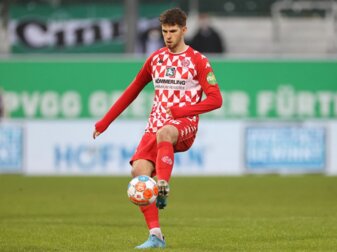 Fühlt sich wohl beim FSV Mainz 05: Anton Stach. Fühlt sich wohl beim FSV Mainz 05: Anton Stach.