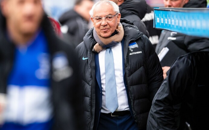 Herthas Trainer Felix Magath hat noch viel Arbeit vor sich.