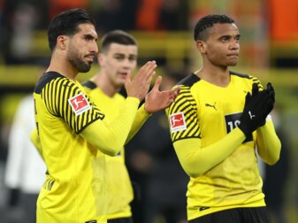 Die BVB-Zukunft von Can (links) und Akanji (rechts) ist noch unklar. Foto: Alex Grimm/Getty Images Die BVB-Zukunft von Can (links) und Akanji (rechts) ist noch unklar. Foto: Alex Grimm/Getty Images