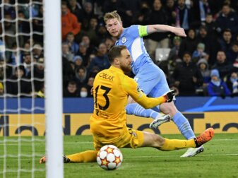 De Bruyne lässt City vom Halbfinale träumen De Bruyne lässt City vom Halbfinale träumen