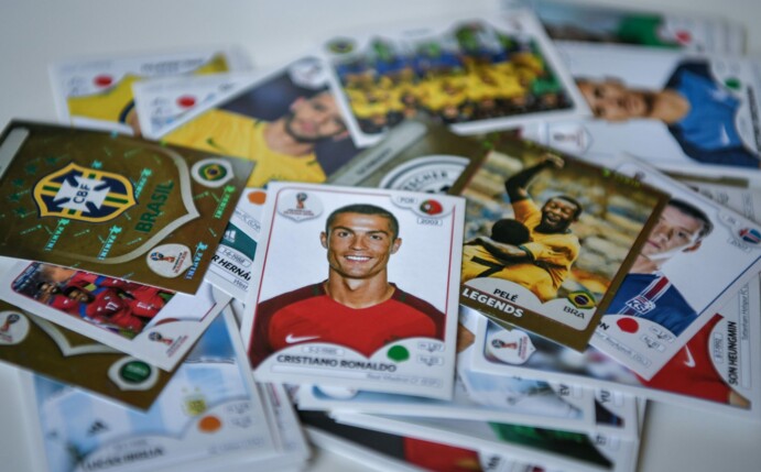 Ronaldo, Pelé und Co. - sie alle konnte man sammeln. Foto: Piero Cruciatti/AFP via Getty Images