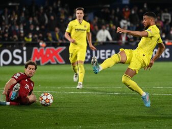 Hat sich im Spiel gegen den FC Villarreal einen Cut am Auge zugezogen: Leon Goretzka. Hat sich im Spiel gegen den FC Villarreal einen Cut am Auge zugezogen: Leon Goretzka.