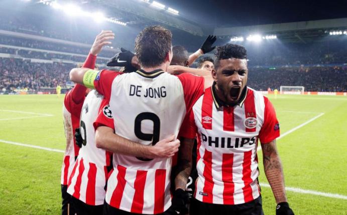 Der PSV Eindhoven trifft am Mittwoch auf Atlético Madrid. Foto: Olaf Kraak