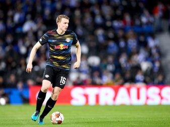 Gibt sich vor dem Spiel gegen Atalanta Bergamo hoch motiviert: Lukas Klostermann in Aktion. Gibt sich vor dem Spiel gegen Atalanta Bergamo hoch motiviert: Lukas Klostermann in Aktion.