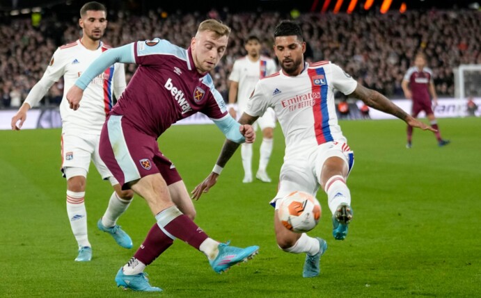 West Ham United und Olympique Lyon trennten sich in der Europa League 1:1.