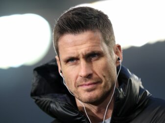 Sebastian Kehl, Leiter Profiabteilung bei Borussia Dortmund, vor dem Spiel beim Interview. Sebastian Kehl, Leiter Profiabteilung bei Borussia Dortmund, vor dem Spiel beim Interview.