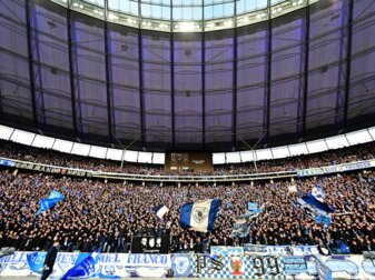 Die Ostkurve von Hertha BSC. Die Ostkurve von Hertha BSC.