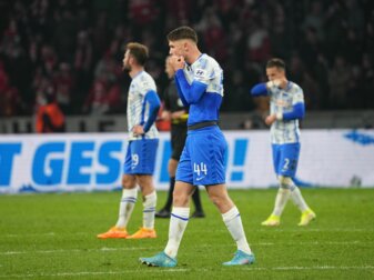 Hertha BSC verlor gegen den 1. FC Union Berlin mit 1:4. Hertha BSC verlor gegen den 1. FC Union Berlin mit 1:4.