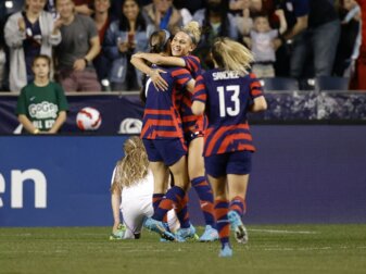 Frauenfußball: Rodman trifft erstmals für US-Nationalteam Frauenfußball: Rodman trifft erstmals für US-Nationalteam
