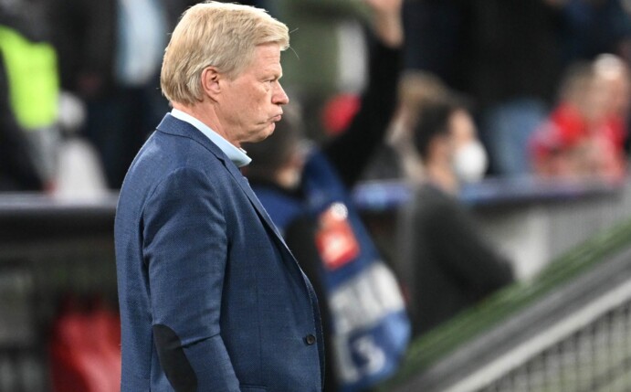 Enttäuschter Blick: Bayern-Vorstandsboss Oliver Kahn.