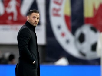 Erwartet von seinem Team eine Steigerung in Bergamo: RB-Coach Domenico Tedesco. Erwartet von seinem Team eine Steigerung in Bergamo: RB-Coach Domenico Tedesco.