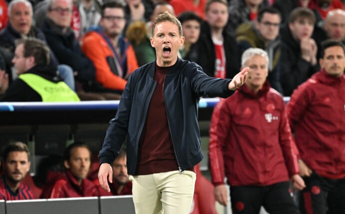 Suchte nach dem Bayern-Aus gegen Villarreal keine Entschuldigungen: Trainer Julian Nagelsmann.