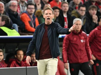 Suchte nach dem Bayern-Aus gegen Villarreal keine Entschuldigungen: Trainer Julian Nagelsmann. Suchte nach dem Bayern-Aus gegen Villarreal keine Entschuldigungen: Trainer Julian Nagelsmann.