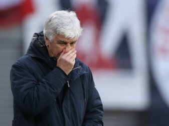 Fühlt keinen Druck vor dem Spiel in Leipzig: Bergamos Trainer Gian Piero Gasperini. Fühlt keinen Druck vor dem Spiel in Leipzig: Bergamos Trainer Gian Piero Gasperini.