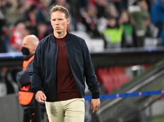 Ist mit Bayern in Bielefeld gefordert: FCB-Coach Julian Nagelsmann. Ist mit Bayern in Bielefeld gefordert: FCB-Coach Julian Nagelsmann.