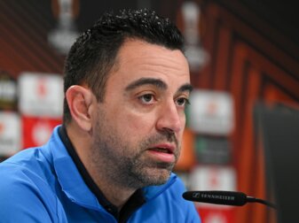 Für Xavi Hernandez und den FC Barcelona war gegen Eintracht Frankfurt in der Europa League Endstation. Für Xavi Hernandez und den FC Barcelona war gegen Eintracht Frankfurt in der Europa League Endstation.