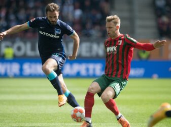 Sieg in Augsburg: Hertha sendet Lebenszeichen Sieg in Augsburg: Hertha sendet Lebenszeichen