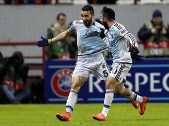 Lazios Miroslav Klose traf zwei Minuten nach seiner Einwechslung. Foto: Ettore Ferrari Lazios Miroslav Klose traf zwei Minuten nach seiner Einwechslung. Foto: Ettore Ferrari