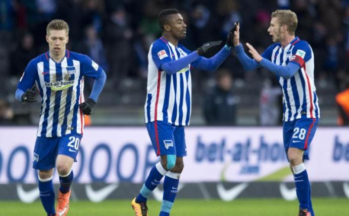 Die Berliner Hertha spielt eine bisher eine starke Saison. Foto: Annegret Hilse
