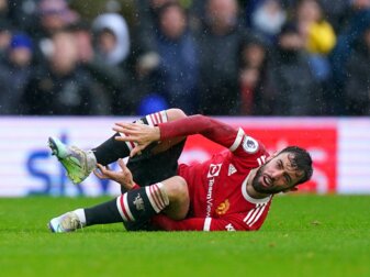 Blieb bei einem Autounfall auf dem Weg zum Training unverletzt: Bruno Fernandes. Blieb bei einem Autounfall auf dem Weg zum Training unverletzt: Bruno Fernandes.