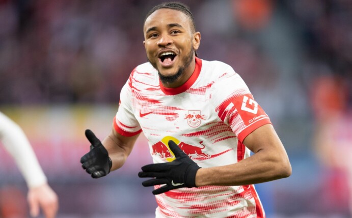 Leipzigs Christopher Nkunku spielt bislang eine sehr starke Saison.