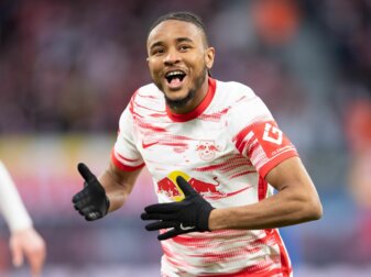 Leipzigs Christopher Nkunku spielt bislang eine sehr starke Saison. Leipzigs Christopher Nkunku spielt bislang eine sehr starke Saison.