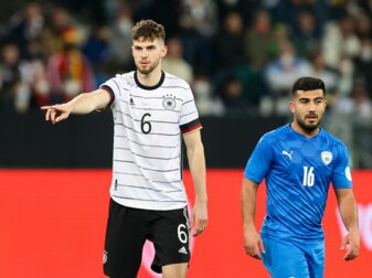 Anton Stach (l) hat sich über Mainz 05 in die deutsche Nationalmannschaft gespielt. Anton Stach (l) hat sich über Mainz 05 in die deutsche Nationalmannschaft gespielt.