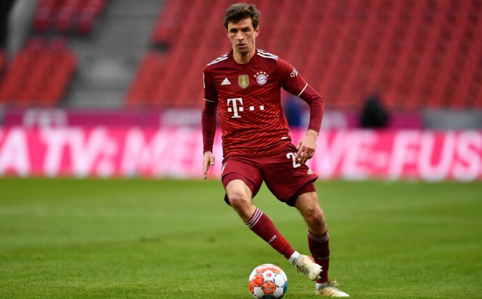 Thomas Müller steht mit dem FC Bayern München vor der zehnten Meisterschaft in Folge.