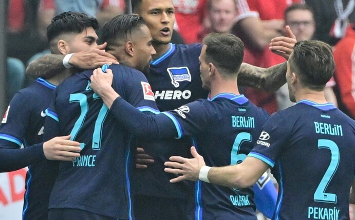 Selke und Belfodil erlösen Hertha bei Magaths Jubiläum
