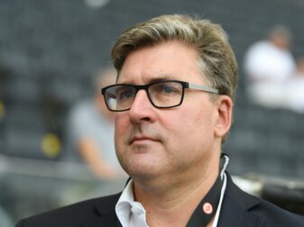 Der Vorstandsvorsitzende des Fußball-Bundesligisten Eintracht Frankfurt: Axel Hellmann. Der Vorstandsvorsitzende des Fußball-Bundesligisten Eintracht Frankfurt: Axel Hellmann.