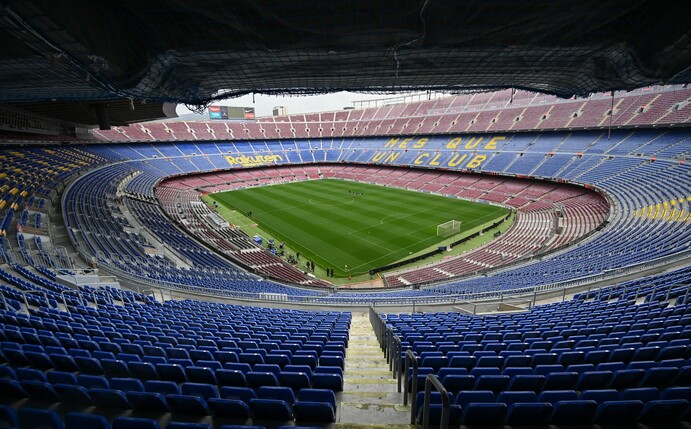 Wird renoviert: Das legedäre Camp Nou.
