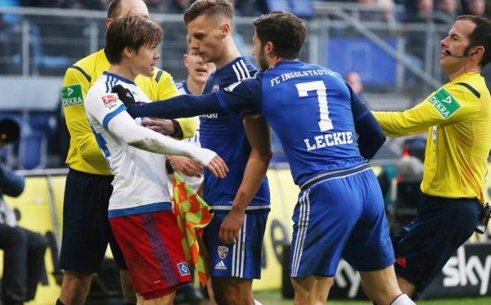 Die Partie HSV gegen Ingolstadt war ein Spiel der unansehnlichen Sorte. Foto: Christian Charisius