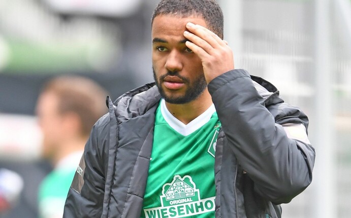 Werders Manuel Mbom muss nach einem Achillessehnenriss mehrere Monate ausfallen.