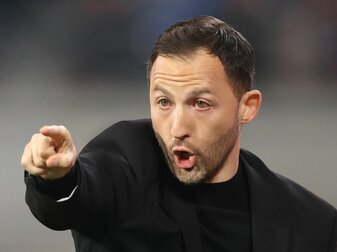 Leipzigs Trainer Domenico Tedesco will mit RB in die Champions League. Leipzigs Trainer Domenico Tedesco will mit RB in die Champions League.