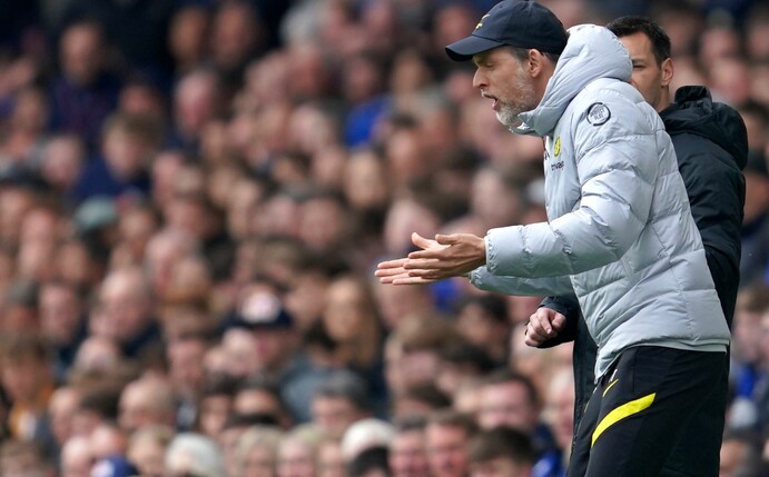 Chelseas Trainer Thomas Tuchel konnte die Niederlage beim FC Everton nicht verhindern.