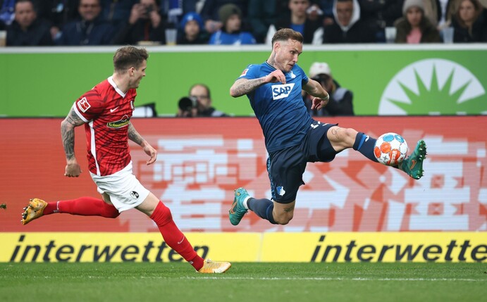 In Hoffenheim gesetzt: Raum kam in 30 von 32 möglichen Bundesligapartien zum Einsatz. Foto: Getty Images/Alex Grimm