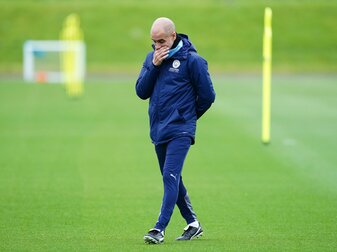 Trainer Pep Guardiola will mit Manchester City gegen Real Madrid ins Champions-League-Finale. Trainer Pep Guardiola will mit Manchester City gegen Real Madrid ins Champions-League-Finale.