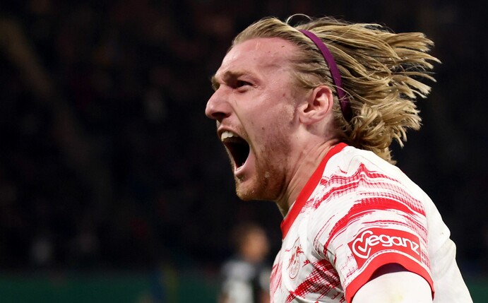 Leipzigs Emil Forsberg träumt vom Europa-League-Finale.