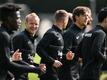 Abschlusstraining von Eintracht Frankfurt vor dem Halbfinal-Rückspiel gegen West Ham United teil.
