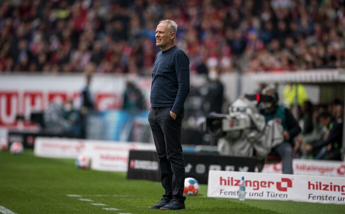 Streich steht seit 2011 für den SCF an der Seitenlinie. Foto: Daniel Kopatsch/Getty Images