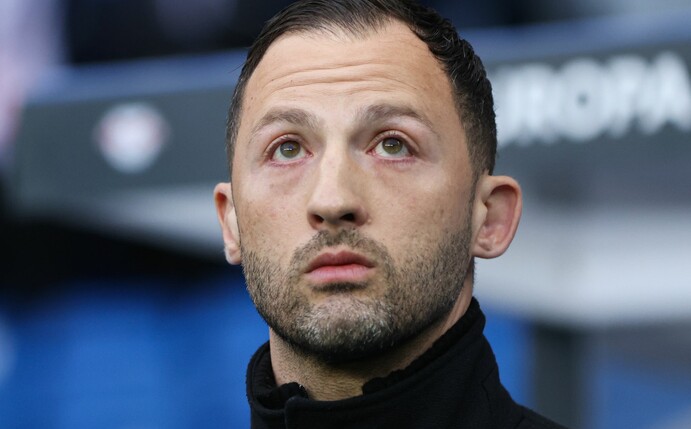 Fordert eine deutliche Reaktion im letzten Bundesliga-Heimspiel der Saison gegen den FC Augsburg: Leipzigs Trainer Domenico Tedesco.