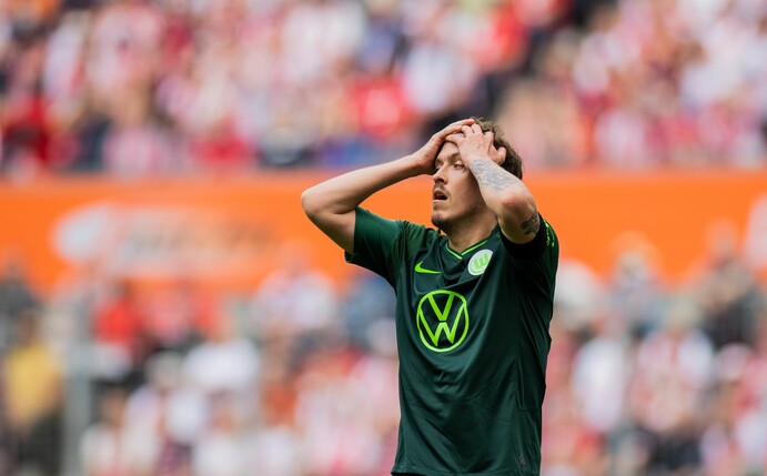 Wolfsburgs Max Kruse ärgert sich auch über die Zuganreise nach Köln.