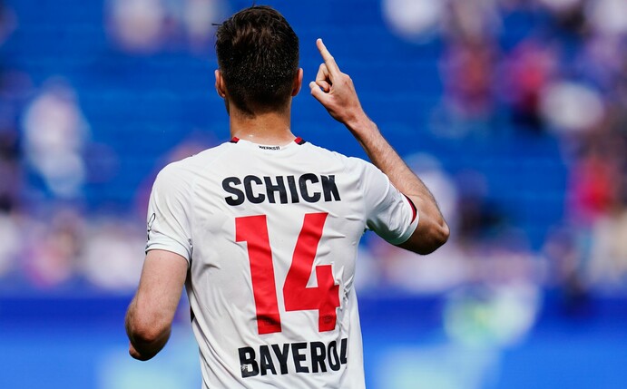 Patrik Schick war der überragende Spieler beim Sieg der Leverkusener in Hoffenheim.