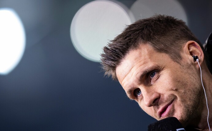Sebastian Kehl im Interview mit dem Streaming-Dienstleister Dazn.
