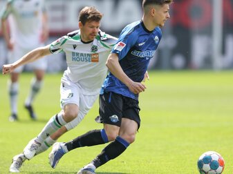 Hannover 96 plant künftig ohne Dominik Kaiser (l). Hannover 96 plant künftig ohne Dominik Kaiser (l).