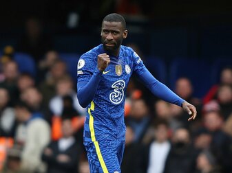 Soll zu Real Madrid wechseln: Chelseas Antonio Rüdiger feiert. Soll zu Real Madrid wechseln: Chelseas Antonio Rüdiger feiert.