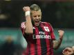 Menez traf doppelt für Milan (Quelle: SID)