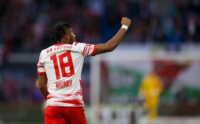 Der Vertrag von Christopher Nkunku würde sich bei einer Champions-League-Teilnahme verlängern.