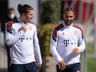 Hat sich einen Fingerbruch an der linken Hand zugezogen: Serge Gnabry.