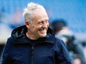 Freiburgs Trainer Christian Streich möchte mit einem «positiven Gefühl» in das anstehende Pokal-Finale gehen. Freiburgs Trainer Christian Streich möchte mit einem «positiven Gefühl» in das anstehende Pokal-Finale gehen.
